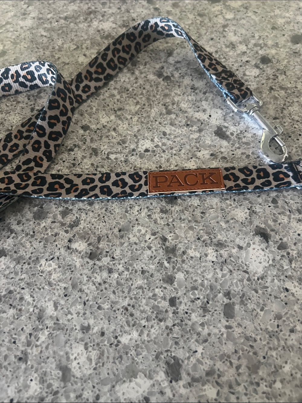 Kids Leopard Print Safety Lanyard - Brown & Black
